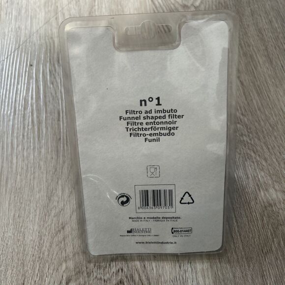 Moka Express 6 Cup Replacement Funnel Coffee Dama Break Ricambi Originali Italy - Picture 4 of 4